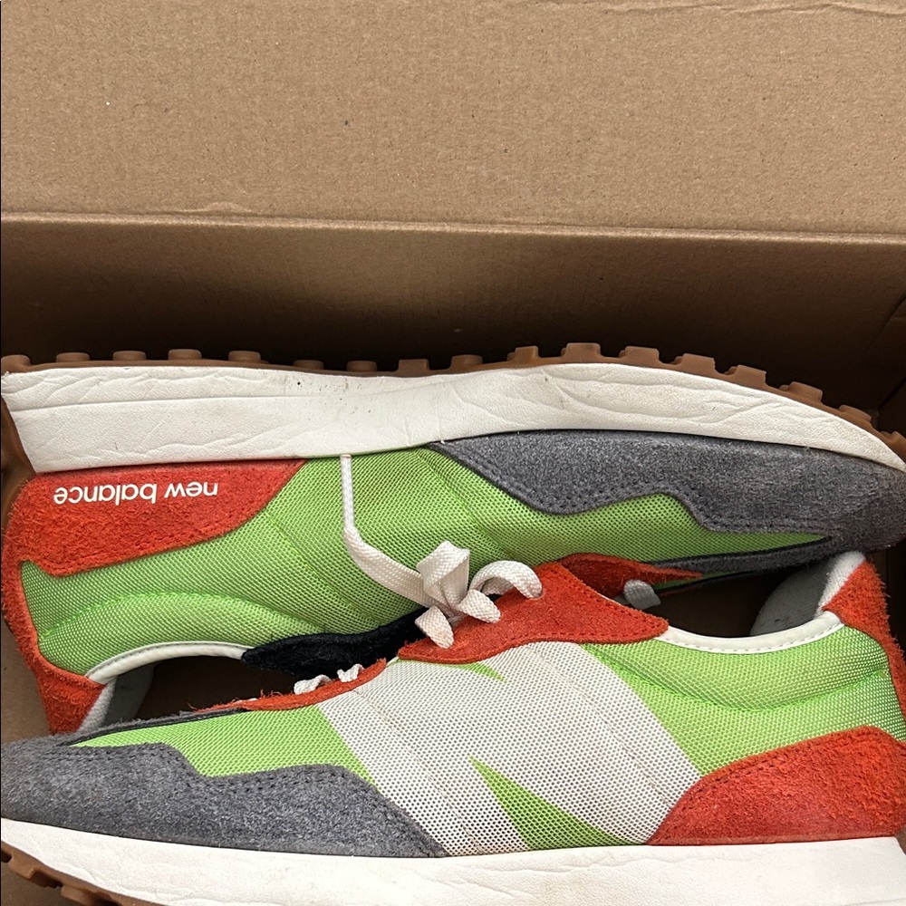 New Balance Lime Green and Red Sneakers size 9.5